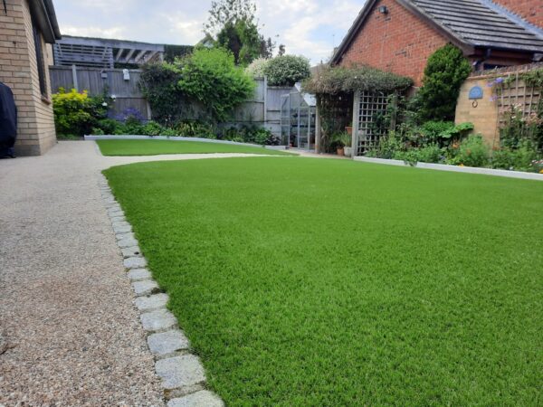 Supreme artificial grass in back garden