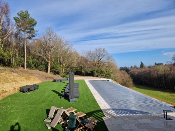 45mm Supreme lawn poolside artificial lawn area