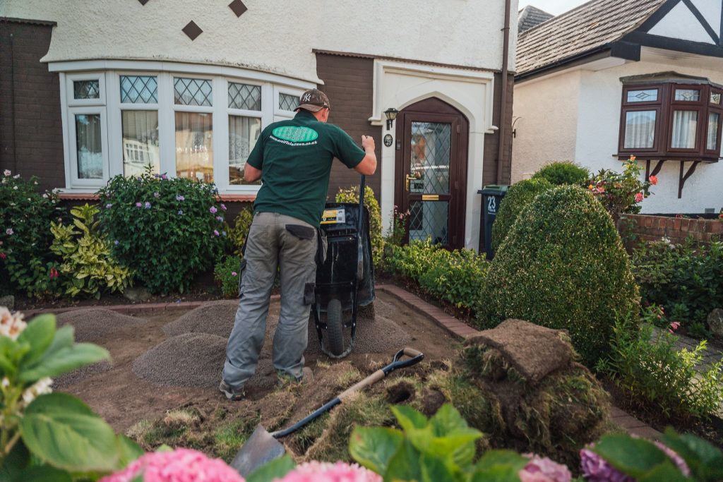 Preparing sub-base for artifical grass installation